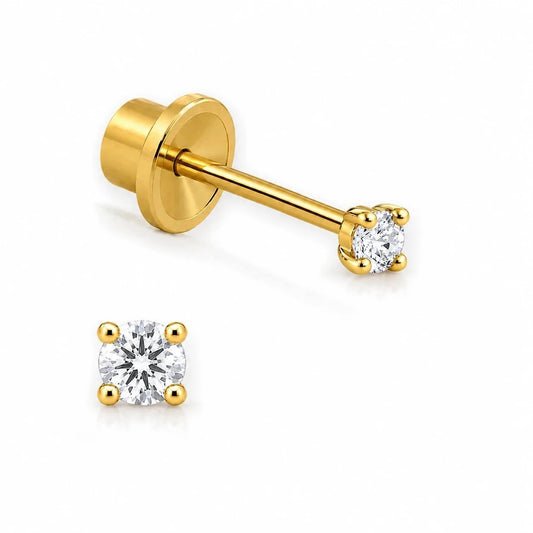 Solitario Mini · 12S · vista principal · Miss Earrings