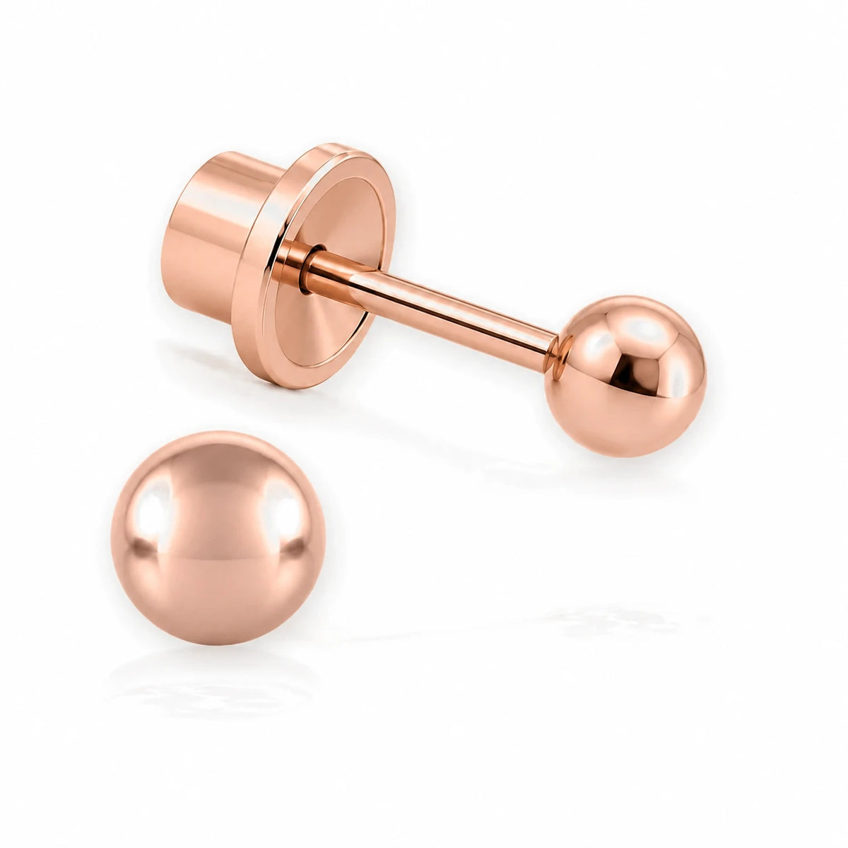 Esfera Rosé · 33B · vista principal · Miss Earrings