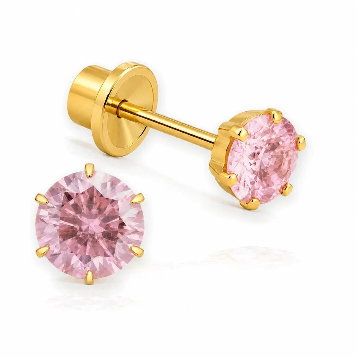 Rosa Encanto · S118 · vista principal · Miss Earrings