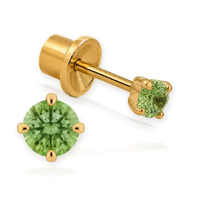 Solitario Peridoto · S51 · vista principal · Miss Earrings