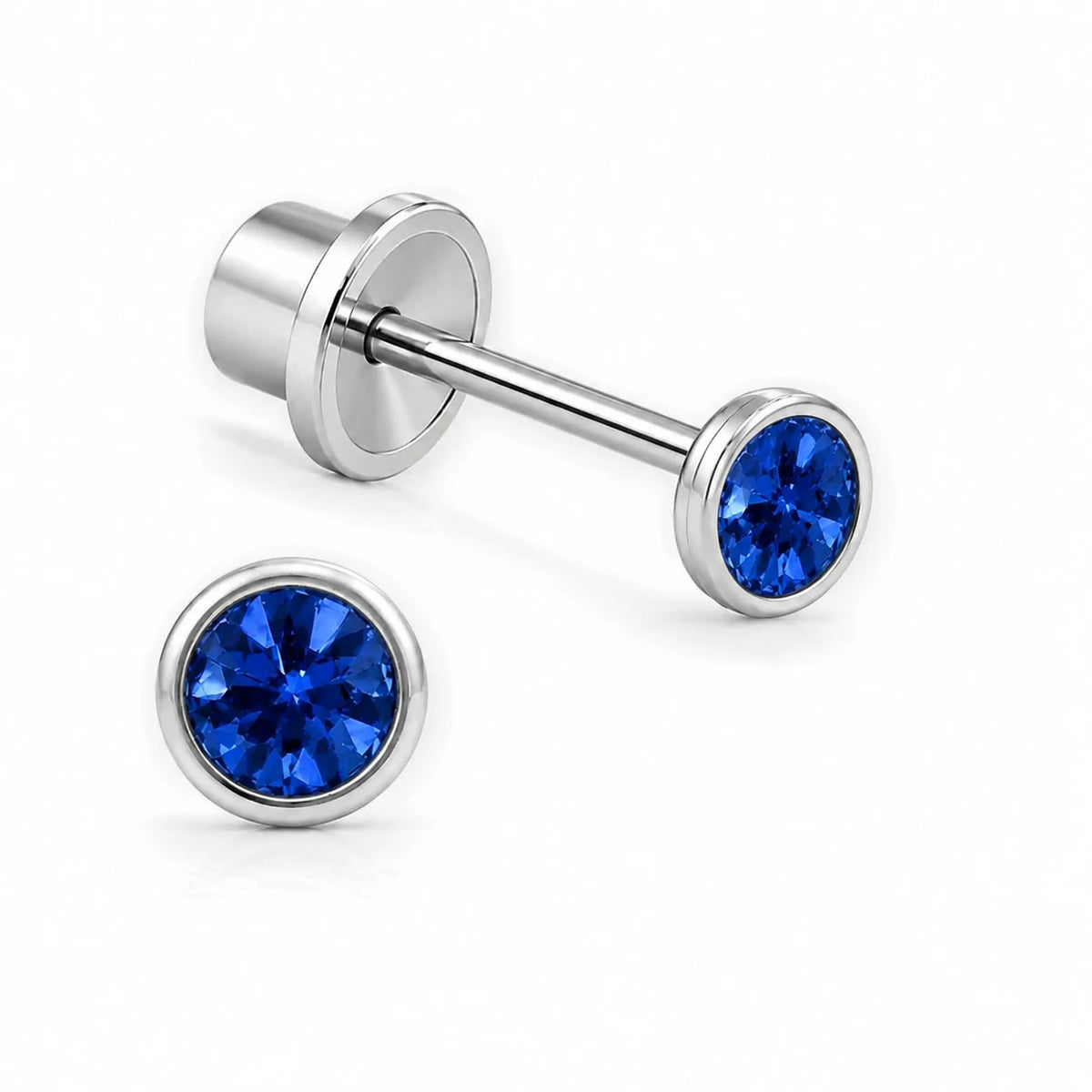 Bezel Zafiro · Z24 · vista principal · Miss Earrings