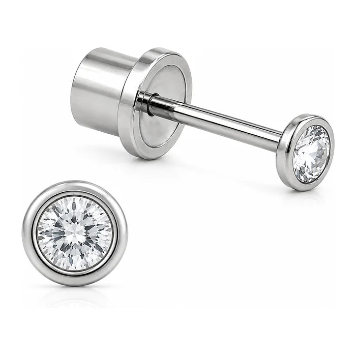 Bezel Sutil · Z47 · vista principal · Miss Earrings