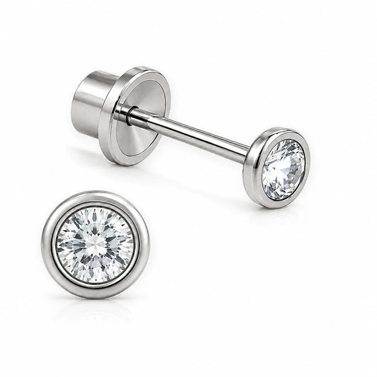 Bezel Sutil · Z47 · vista principal · Miss Earrings