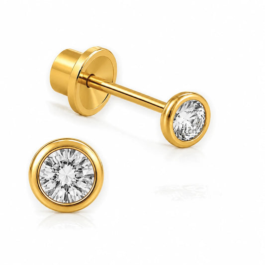 Bezel Helada · Z61 · vista principal · Miss Earrings