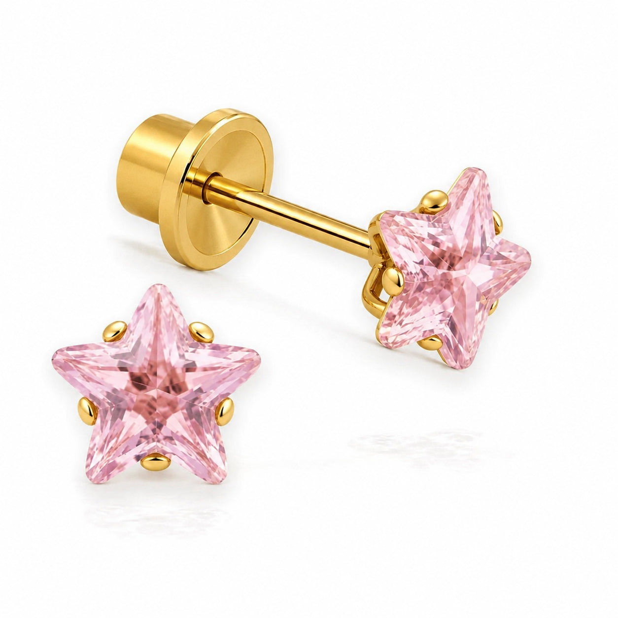 Vista frontal de Pink Star